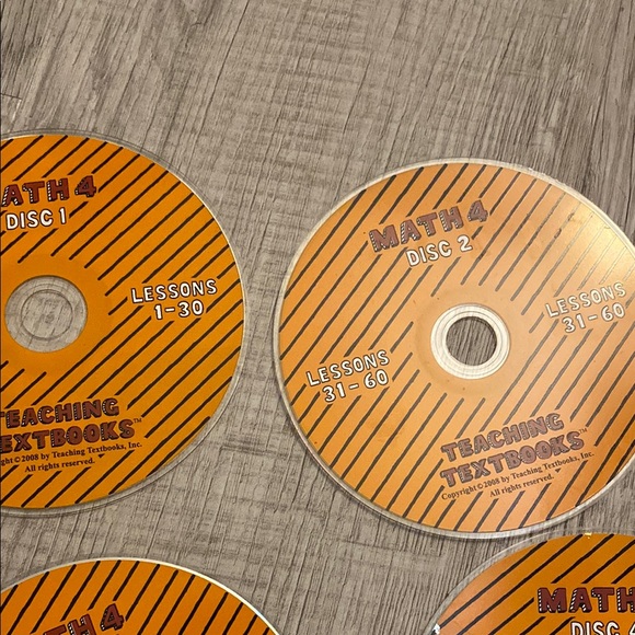 Math 4 Teaching Textbook CDs - Picture 2 of 3